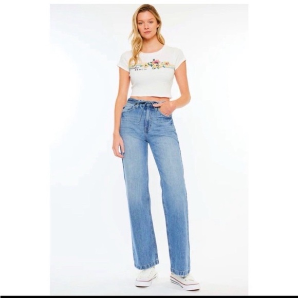 KANCAN 90’s Ultra Hi Rise Wide Leg Jeans - Picture 3 of 9